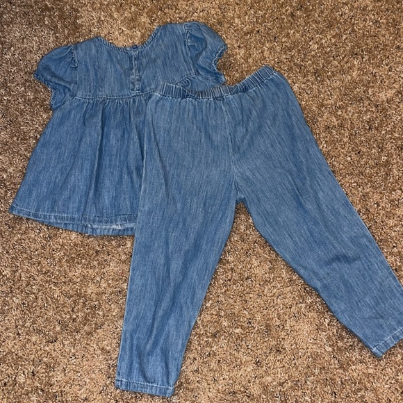 Girls 2 Piece Denim Set - Picture 3 of 3